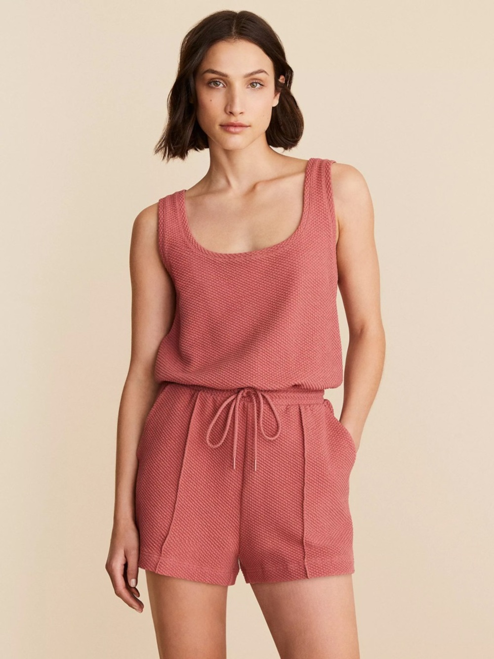 Lou & Grey Women’s Textured Tank Romper